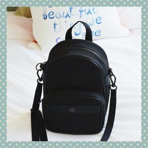 Lululemon Now and Always Convertible Mini Backpack in Black